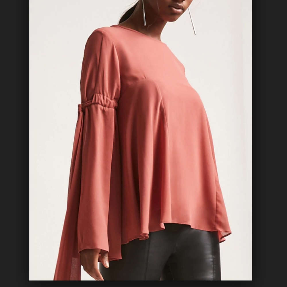Flowy Bell-Sleeve Top
